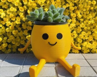 Happy Pot – Smiley Face-kruka