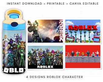 Emballage pour gobelet 12 oz PNG, ROBLOX, design à sublimation pour enfants (téléchargement numérique)