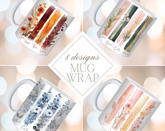 Adesivo motivacional para caneca em PNG | Design motivacional para sublimação | Adesivo com frase inspiradora para caneca de 325ml e 445ml | PNG para caneca de café | Download instantâneo