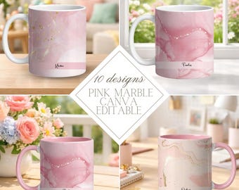 Adesivo Motivacional para Caneca | Design Motivacional por Sublimação | Adesivo com Frase Inspiradora para Caneca de 325ml e 445ml | Editável no Canva | Download Instantâneo
