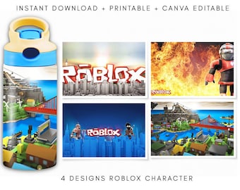 Emballage pour gobelet 12 oz PNG, ROBLOX, design à sublimation pour enfants (téléchargement numérique)