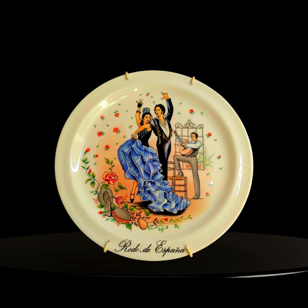 Piatto Piano Blu 21 Cm In Porcellana New Bone China – Stampa Barca E Mare – Stoviglie Marittime – Lavabile In Lavastoviglie E Microonde