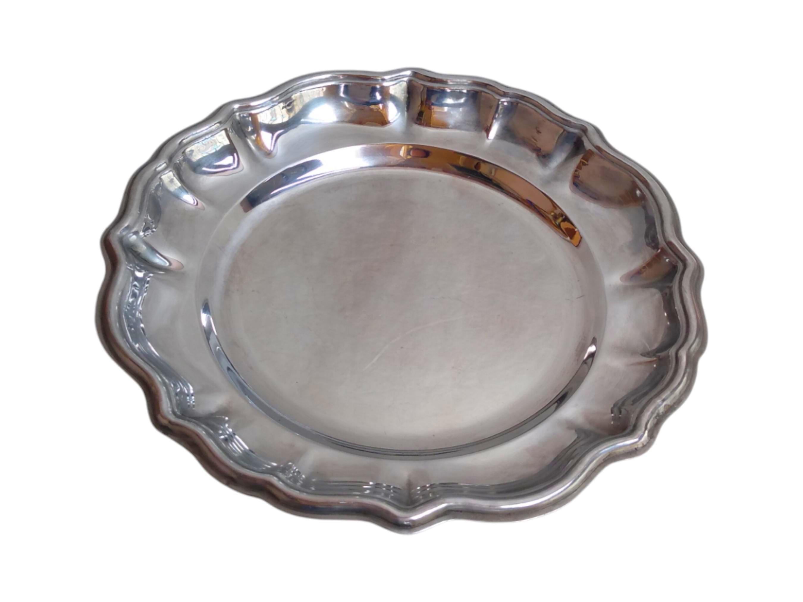 Plat De Service Vintage En Inox 20x12.5cm - Fabrication Française Années 60-70