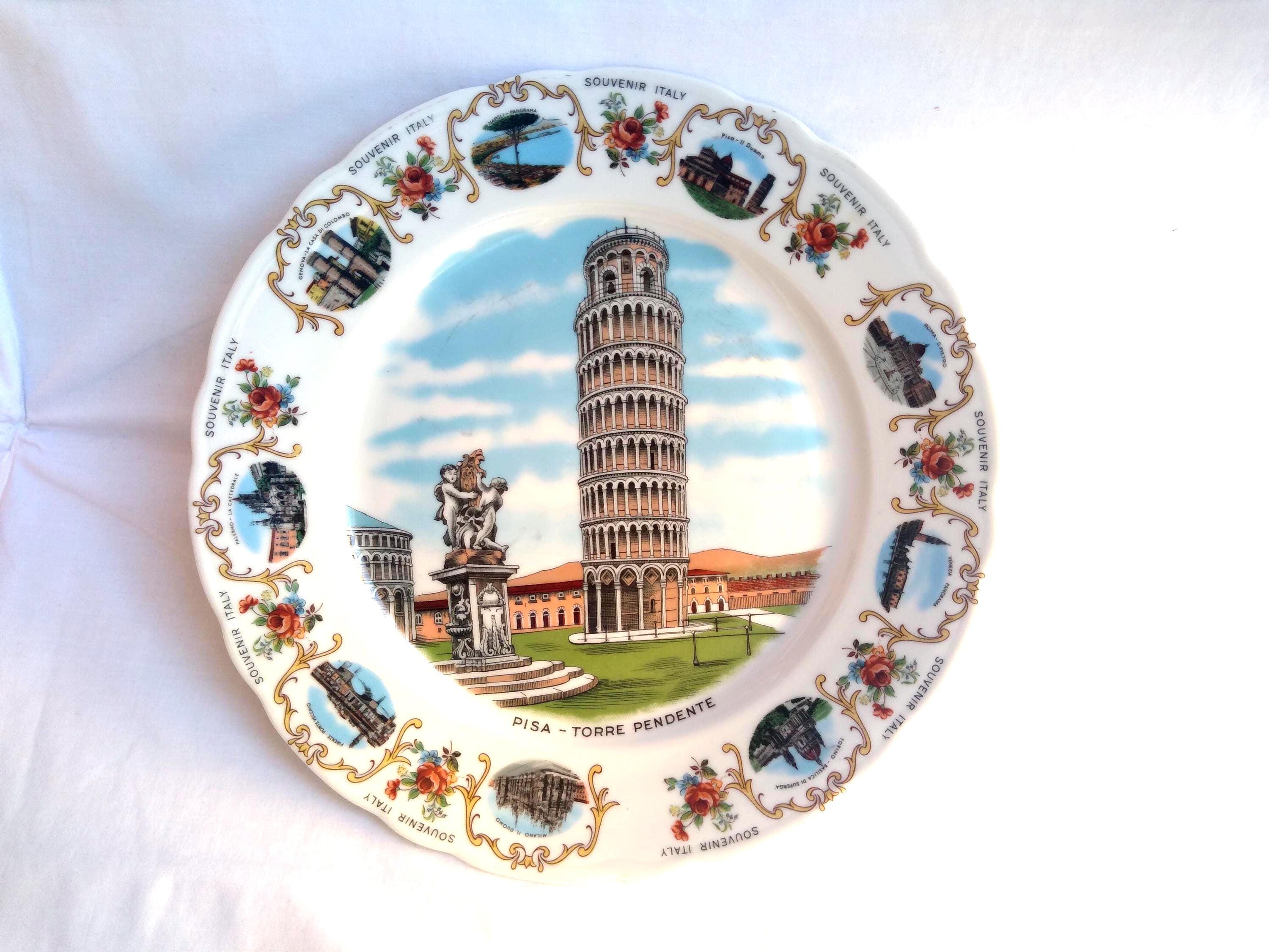Modellino Torre Di Pisa In Metallo - 15 Cm, Souvenir E Decorazione Per Casa - Foto 2