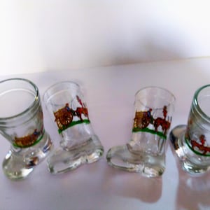 Bicchieri Vintage Carro Siciliano, Bicchieri Liquore Vintage, Decorazione Collezionismo Design, Retrò Made Italy anni 60, Souvenir Sicily