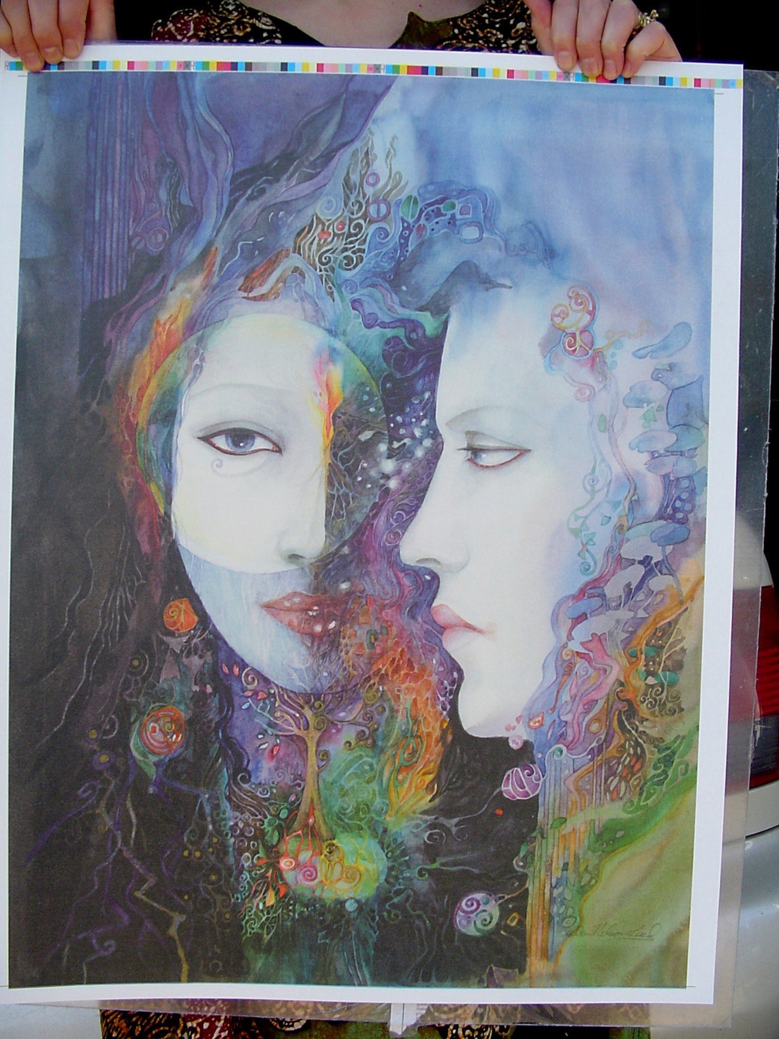 Reflection Fine Art Print on Canvas by Helena Nelson Reed Etsy