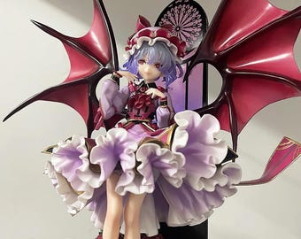 Hand-Painted Remilia Scarlet Figure – Anime Fan Art, 32cm