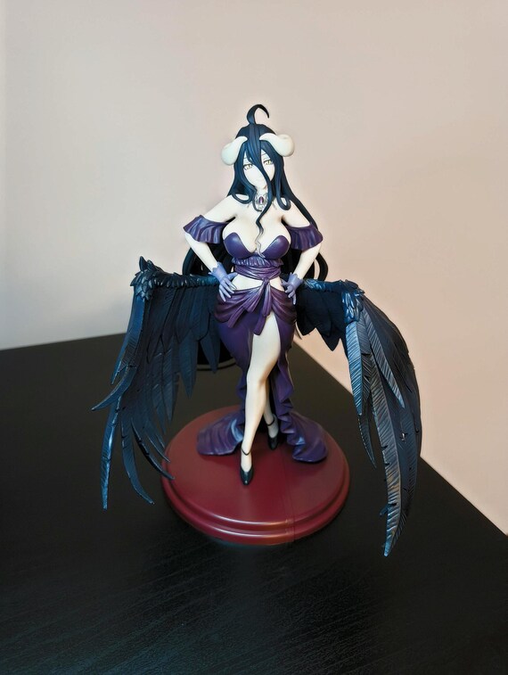 Hand-Painted Albedo Figure – Detailed Anime Statue, Fan Art