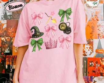 Wicked Icons Comfort Colors Tee: Glinda & Elphaba, Broadway Musical Shirt