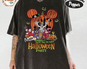 Mickey's Not So Scary Halloween Party Comfort Colors Tee