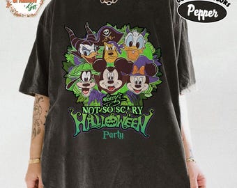Mickey's Not So Scary Halloween Party Comfort Colors Tee