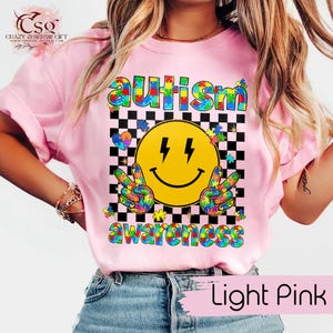 Camiseta com estampa de autismo – Sublimação Coquette para conscientização do autismo | Fita de quebra-cabeça | Mamãe autista | Camisetas e presentes imprimíveis para a volta às aulas