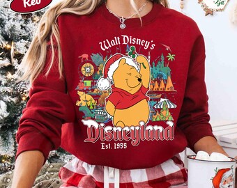 Winnie Puuh Disneyland Weihnachten Sweatshirt: Komfort Farben Urlaub Pullover