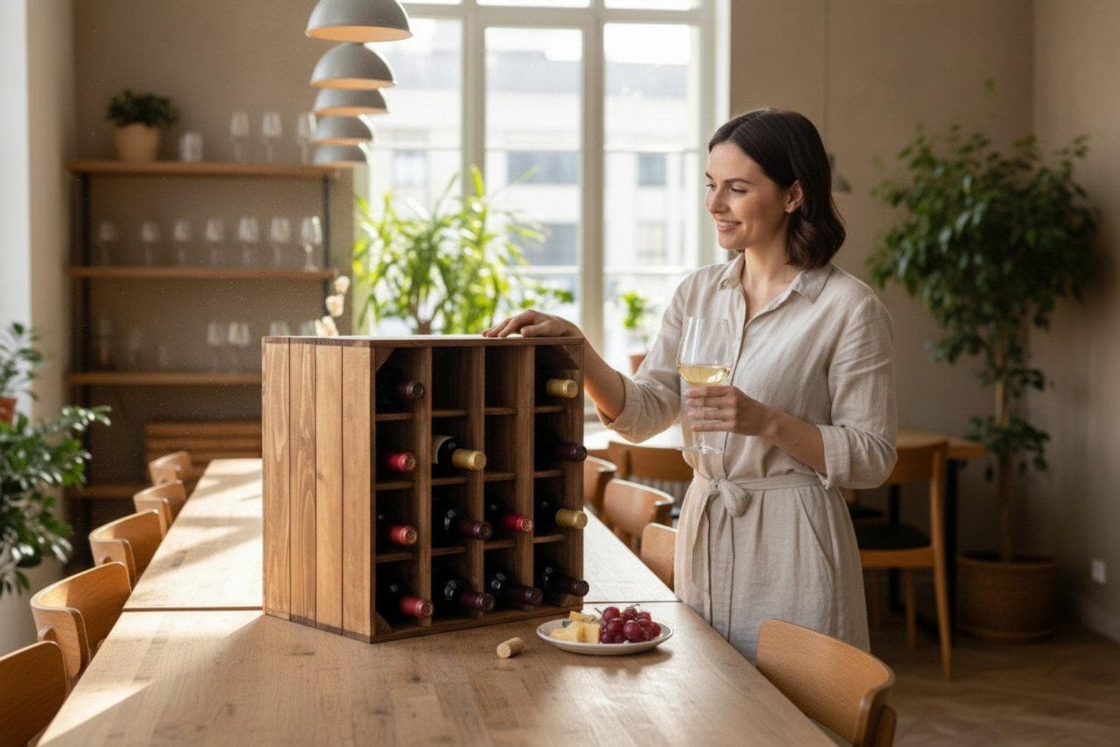 Vintage wine rack iton wicker - Etsy 日本