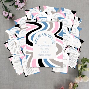 Yes to the Dress Bridal Shower Game, Wedding Dress Shopping Party Game, Printable Say Yes to the Dress Activity, Fun Bride Game Idea