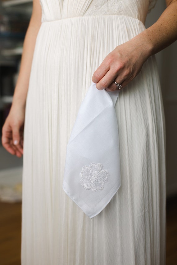 handkerchief wedding dress