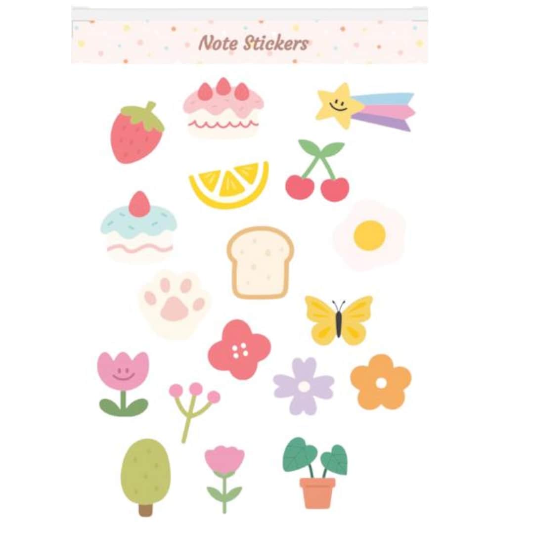 Colorful Note Stickers Set for Notebook|decorative Stickers ...