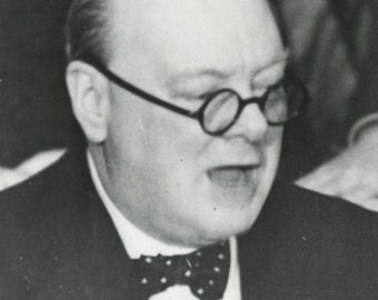 ACME - Winston Churchill in Speech before Congress - Washington 1941 WW2 Germany war