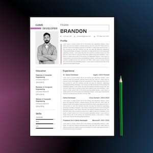 Targeted Resume Template, ATS-Friendly and Job Ready CV, Editable Professional Resume for Word & PDF