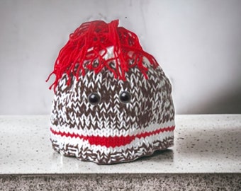 Sock Monkey Weather · Hat · Knitting Pattern · Worsted