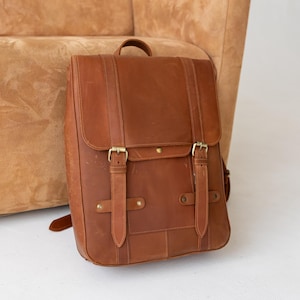 Personalisierter City-Rucksack, Leder-Arbeitsrucksack, Geschenk für Sie, Outdoor-Rucksack, Unisex-Studenten-Rucksack, Laptop-Rucksack