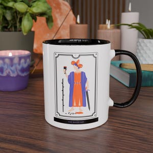 Tazza dei Tarocchi "Il Mago" / Tazza mistica artistica