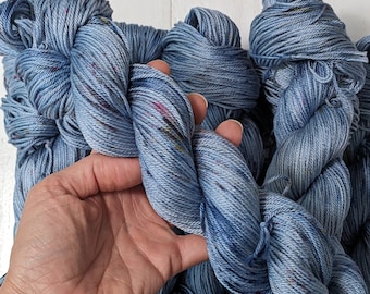 Confetti Sky in Pima Cotton // Worsted/DK 218yd/100g // Hand Dyed // Gabie's Knit Goodies