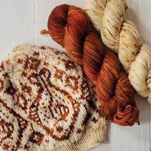 Mexican Hot Chocolate, DK or Fingering weight, hand dyed, hand paint, merino wool, Coffee Shop inspired yarn, GabiesKnitGoodies