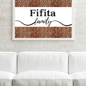 Polynesian decor - family name