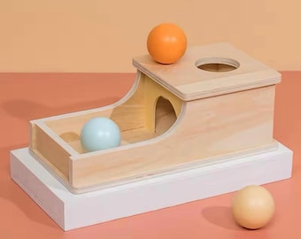 Montessori Wooden Ball Box