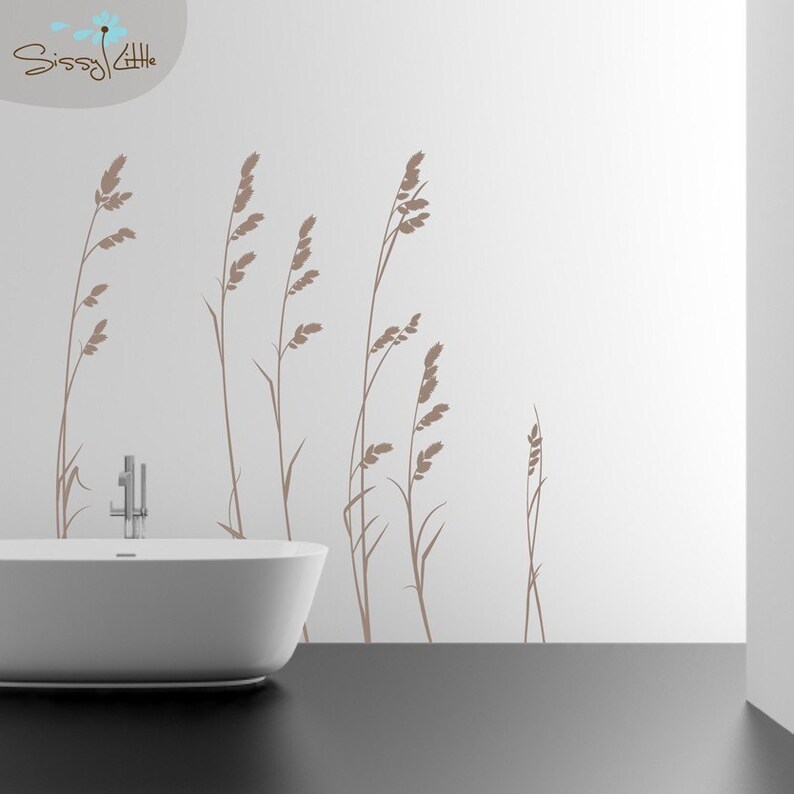 Sea Oats Vinyl Wall Decal Etsy