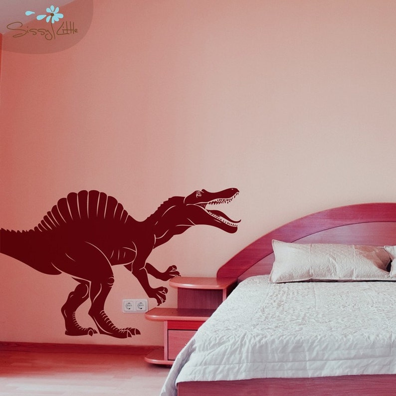 Spinosaurus Dinosaur Vinyl Wall Decal Etsy