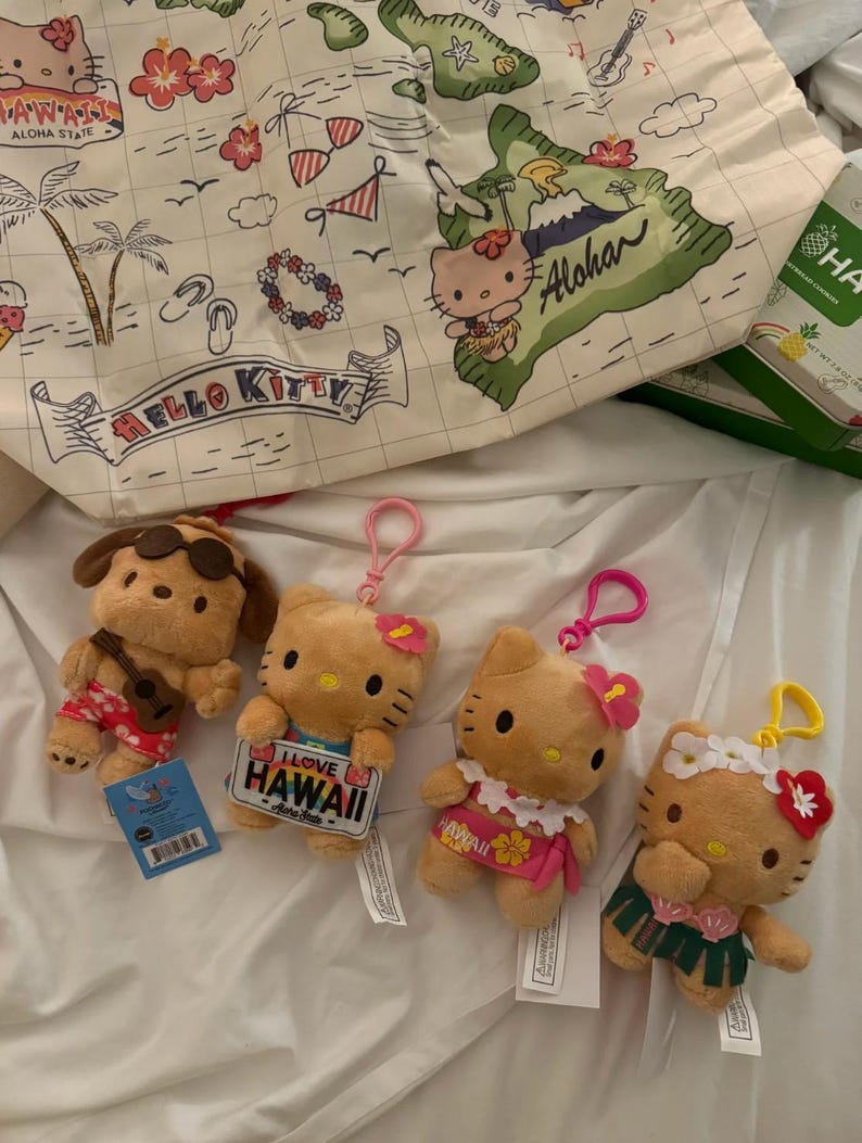 Hawaii Exclusive Hello Kitty and Friends Plush/keychain – 4” & 6” - Etsy