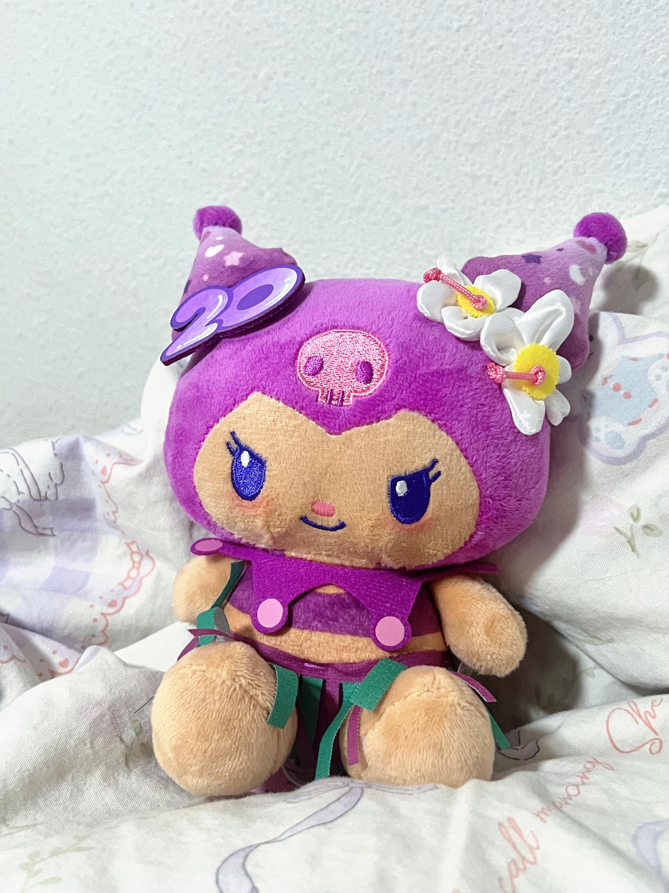 Hawaii Exclusive Kuromi 20th Anniversary Plush/keychain – 4” & 6