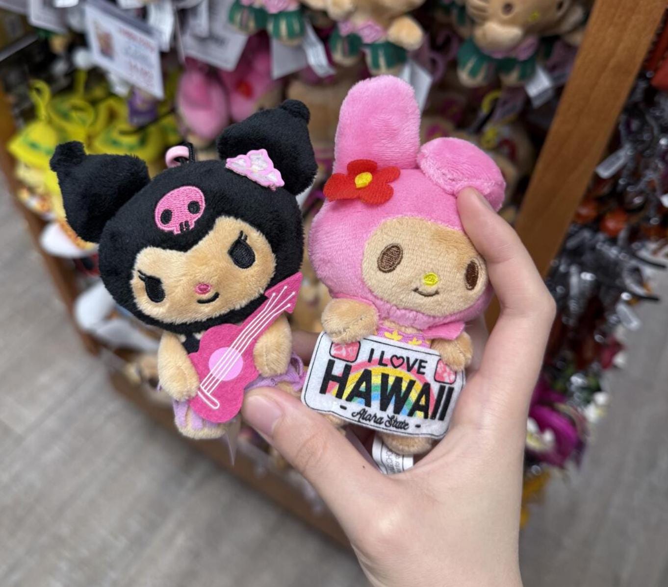 Hawaii Exclusive Hello Kitty and Friends Plush/keychain – 4” & 6