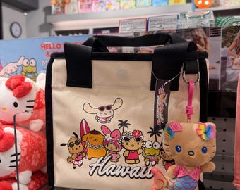 Hawaii Exclusive Mini Tote Hello Kitty & Friend 4"