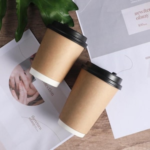 Tazze da caffè personalizzate per matrimoni, tazze di carta monouso personalizzate per matrimoni con testo/logo/foto per il miglior evento o il ricordo più dolce.