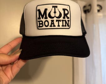 Motor Boatin' Trucker Hat: Adult Humor, Bachelor Party