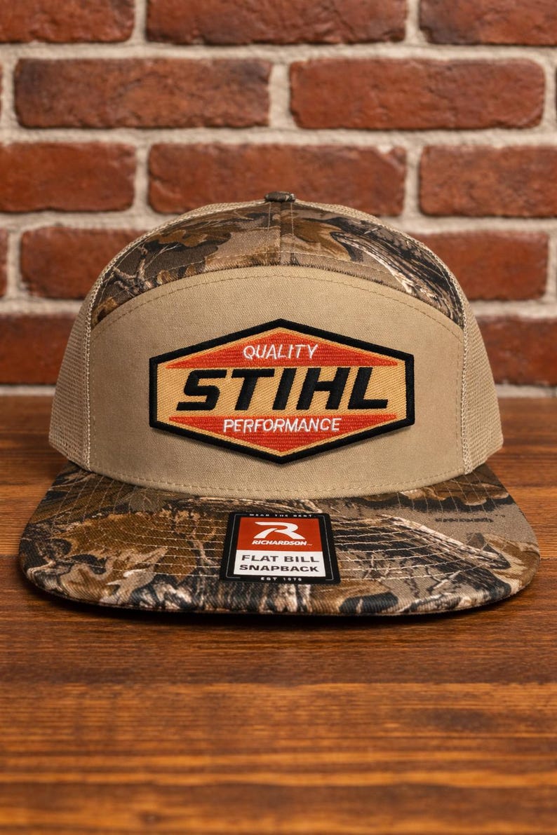 Stihl Patterns Stihl 7 Panel Richardson Hat, Gift for Men - Etsy