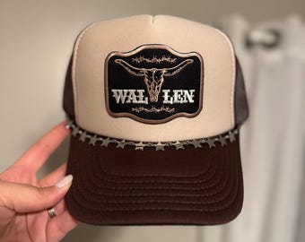 Wallen trucker hat with chain