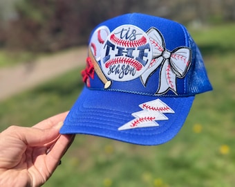 Custom Baseball Patch Trucker Hat: Sports Snapback