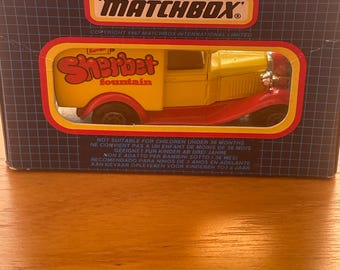 Matchbox MB-38 Ford Modèle A Fourgon fontaine Barrett Sherbet - COFFRET