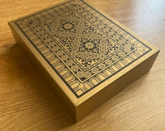 boîte à cigares élégante vintage