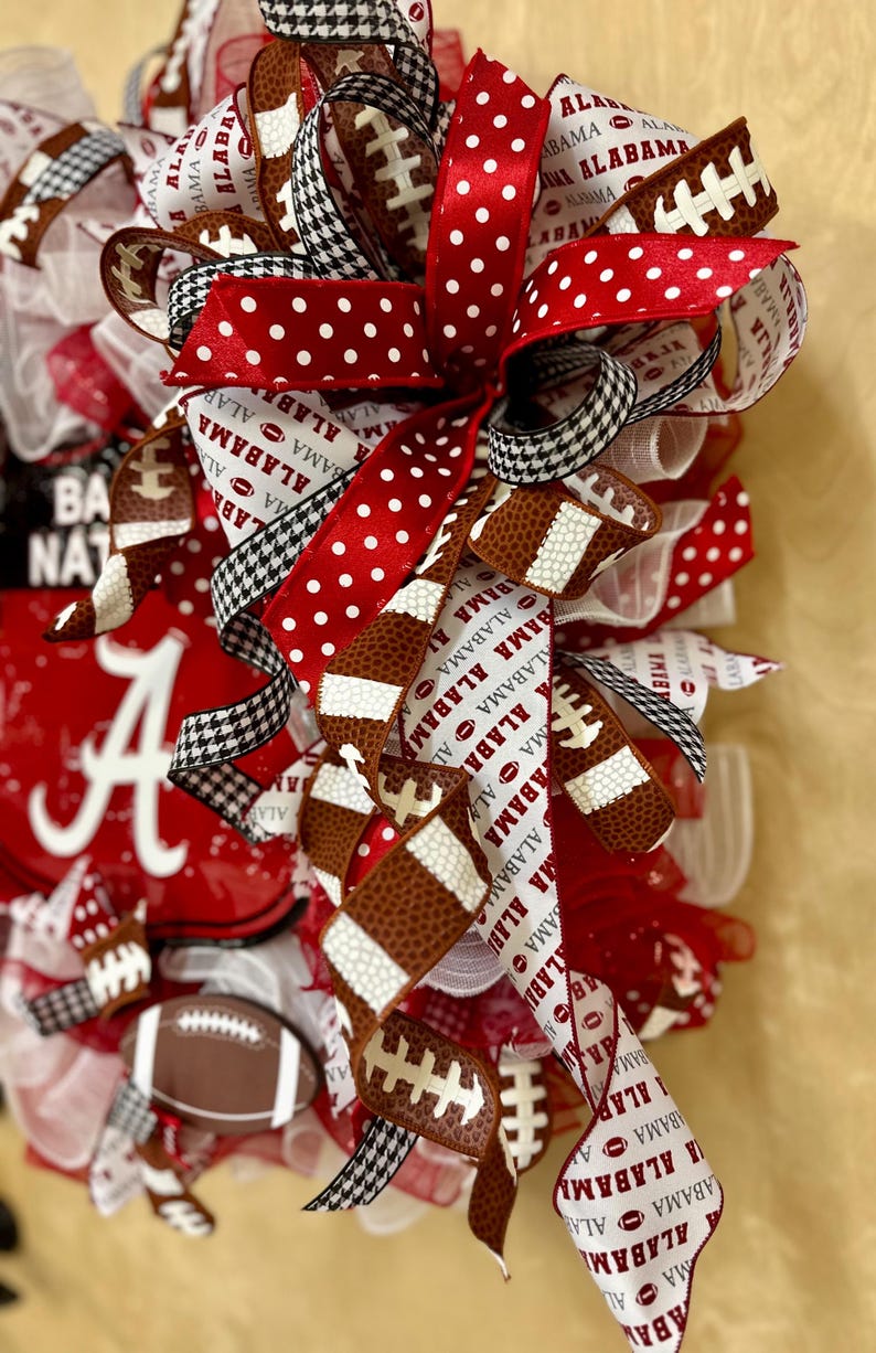 Alabama Football Wreath - Etsy