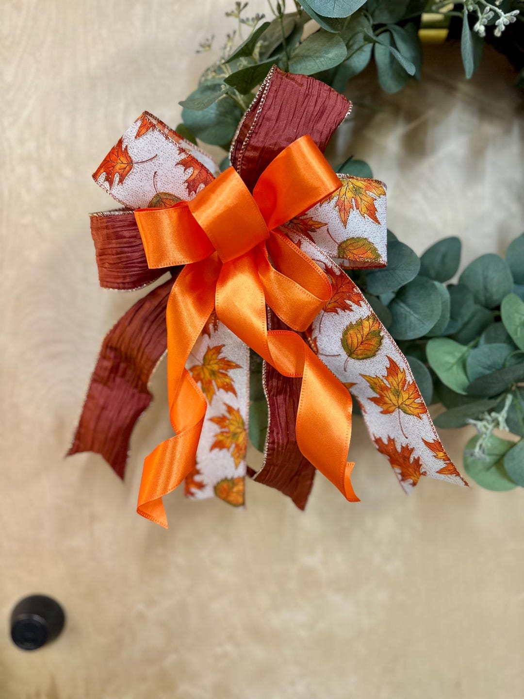 Fall Wire Ribbons Fall Wired Ribbon 10 Inch Bow! - Etsy