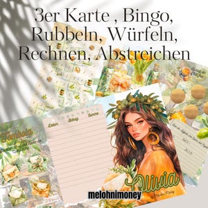 Olivia Bingo 3-vouwkaarten spaaruitdaging
