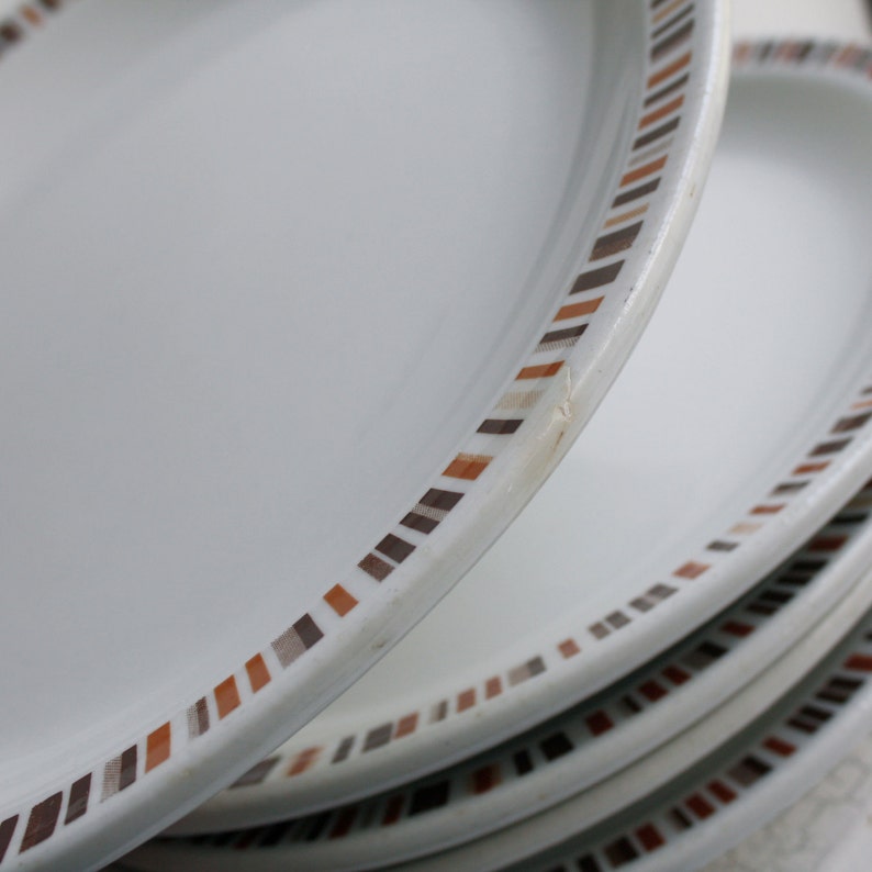 Vintage Restaurant Ware Oval Dinner Plates Set of Five by Etsy