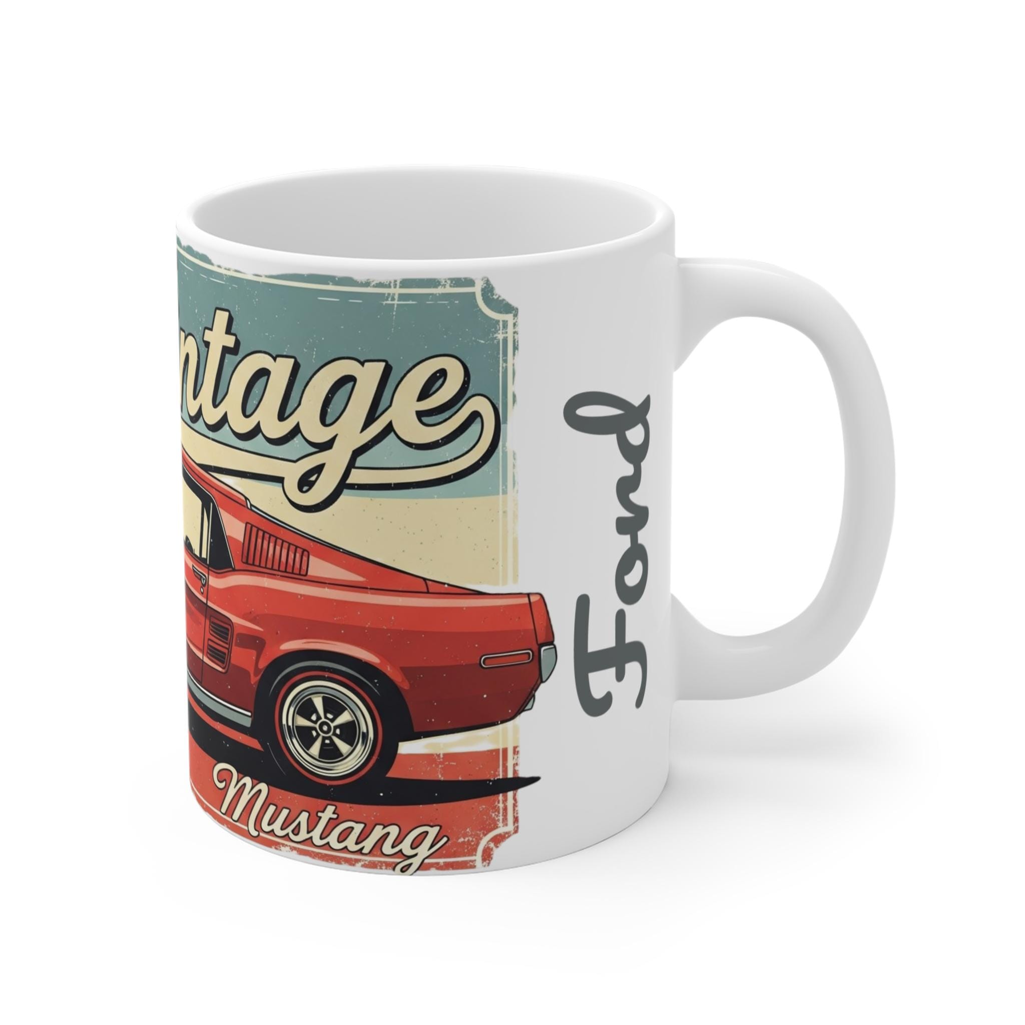 1965 Ford Mustang Coffee Mug: Classic Muscle Car Gift for Men, Vintage  Automobile Enthusiast Cup, 11oz. - Etsy