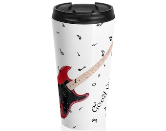 Guitar Lover Travel Mug: The lovely gift for friends, family or, the Ultimate Prize for the Enthusiast in You.