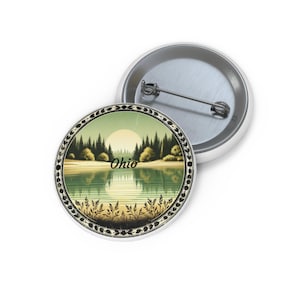 OHIO Pin Buttons | Cute Lover Gifts, Fun Accessories for Bags, Jackets, OHIO Lovers, Birthday Party Favors, Unique Memorials